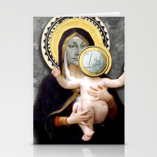 Euronna Madonna Collage Stationery Cards