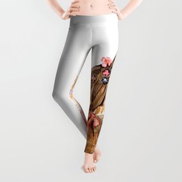 Girl with Her Lion Leggings