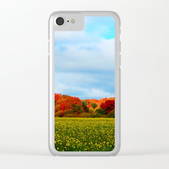Light hits the Trees Beyond Clear iPhone Case