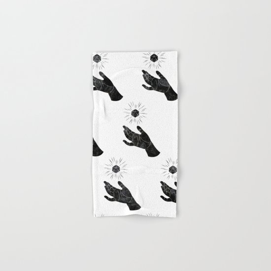 Magical icosahedron Hand & Bath Towel
