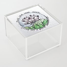 Find your inner peace Acrylic Box