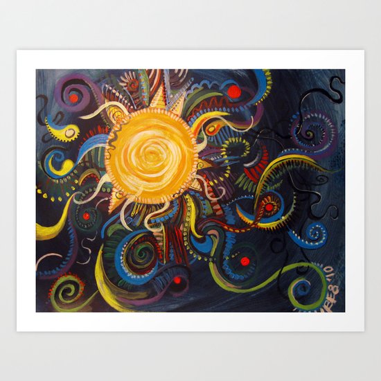 Coyote Moon Art Print