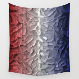 red, white and blue Wall Tapestry