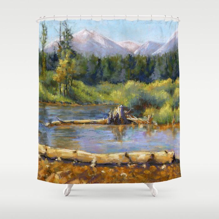 Heavenly View Shower Curtain