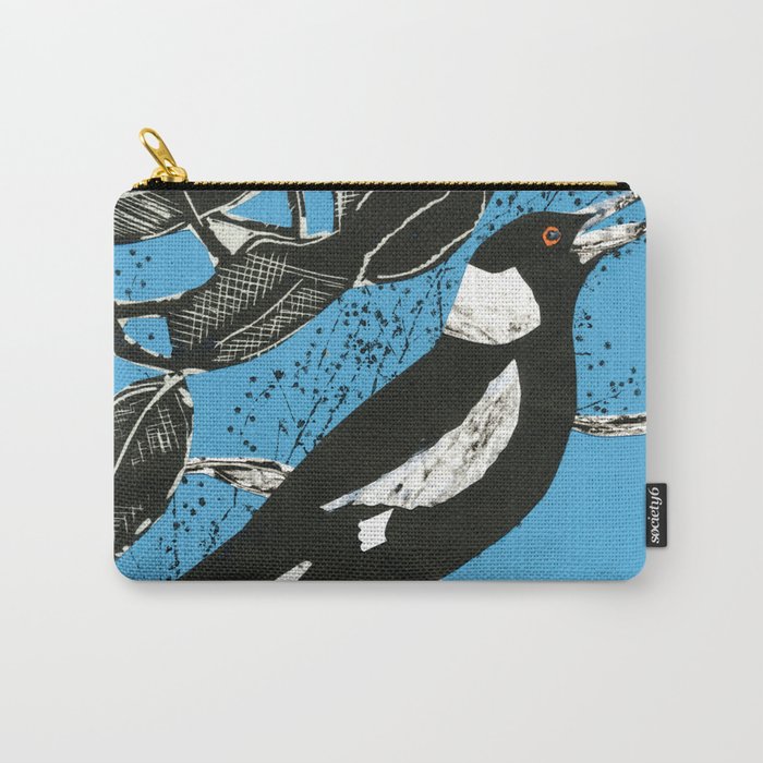 Australian Magpie Carry-All Pouch