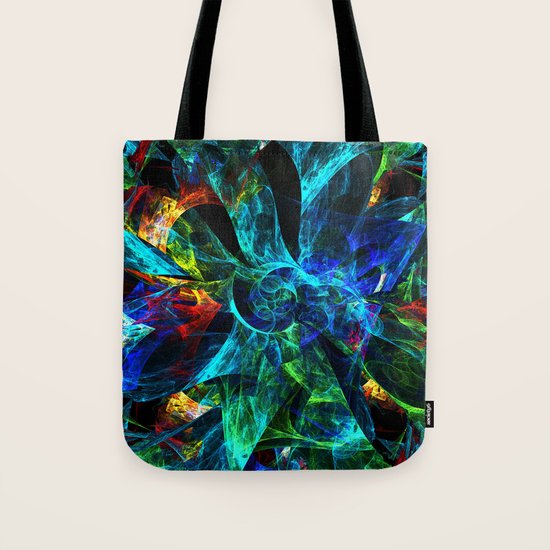 Colorful Petals Tote Bag