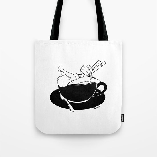Cappuccino Bath Tote Bag