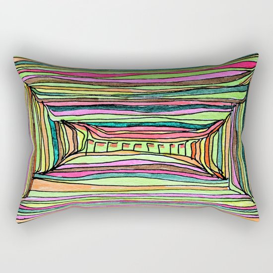 Boxy Bright Rectangular Pillow