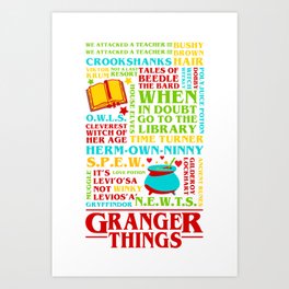 Granger Things Art Print