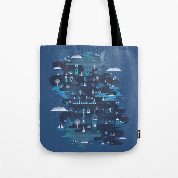 Land of the Blue Mountains Tote Bag