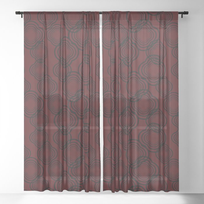 Modern Gothic III Sheer Curtain