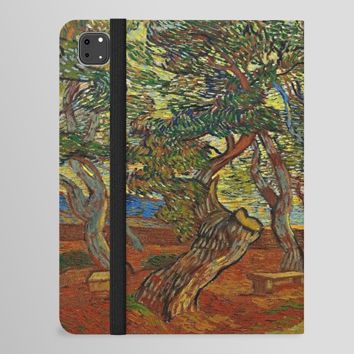 Vincent van Gogh Garden of the Asylum, 1889  iPad Folio Case