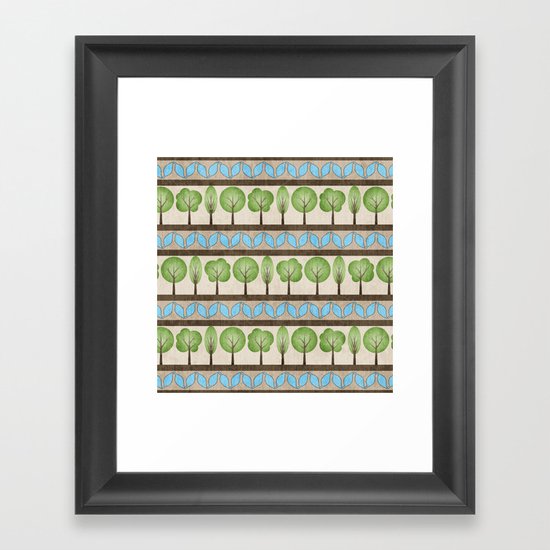 English Country Garden Framed Art Print