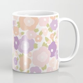 Flower Market Florence Abstract Lavender Flowers Coffee Mug