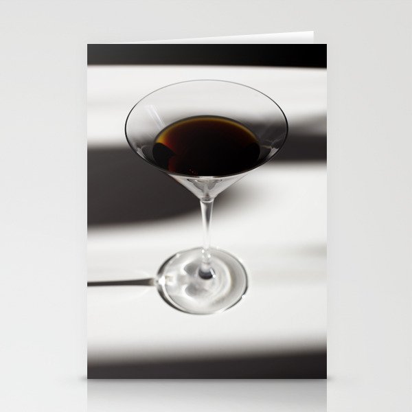 Dark Espresso Martini  Stationery Cards