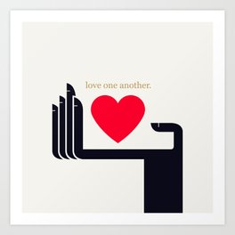 Love One Another Art Print