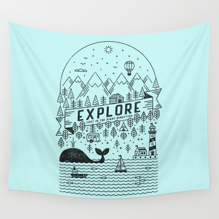 EXPLORE Wall Tapestry