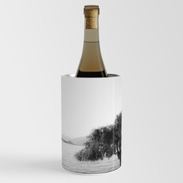 Black and White Lake Nature Landscape Wine Chiller