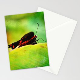 BFX | red 'n black (butterfly) Stationery Cards