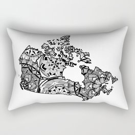 Canada Mandala Map Rectangular Pillow