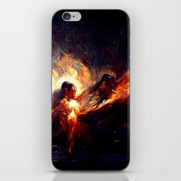 Angelic Fire iPhone Skin