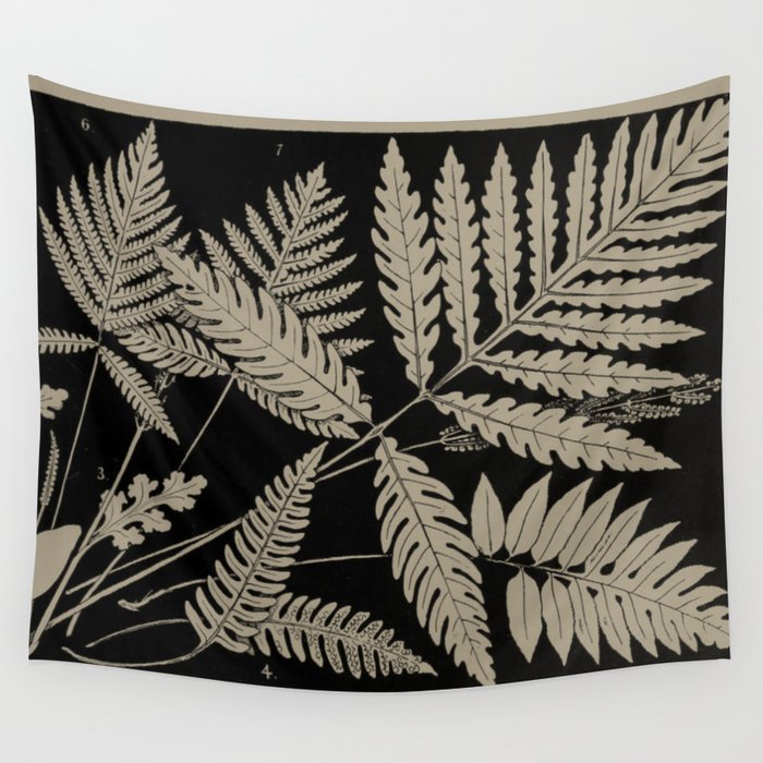 New England Ferns Wall Tapestry