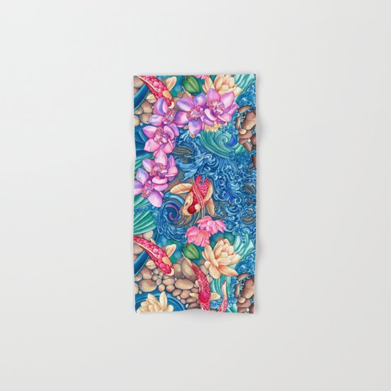 Orchid Splash Hand & Bath Towel