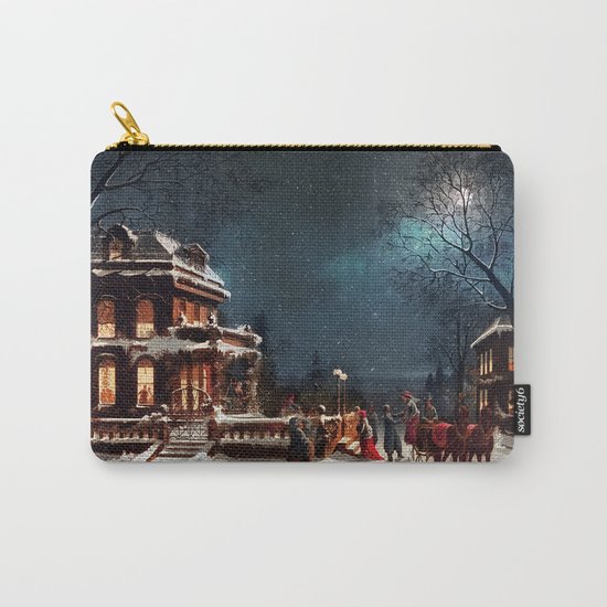 Vintage Christmas Carry-All Pouch