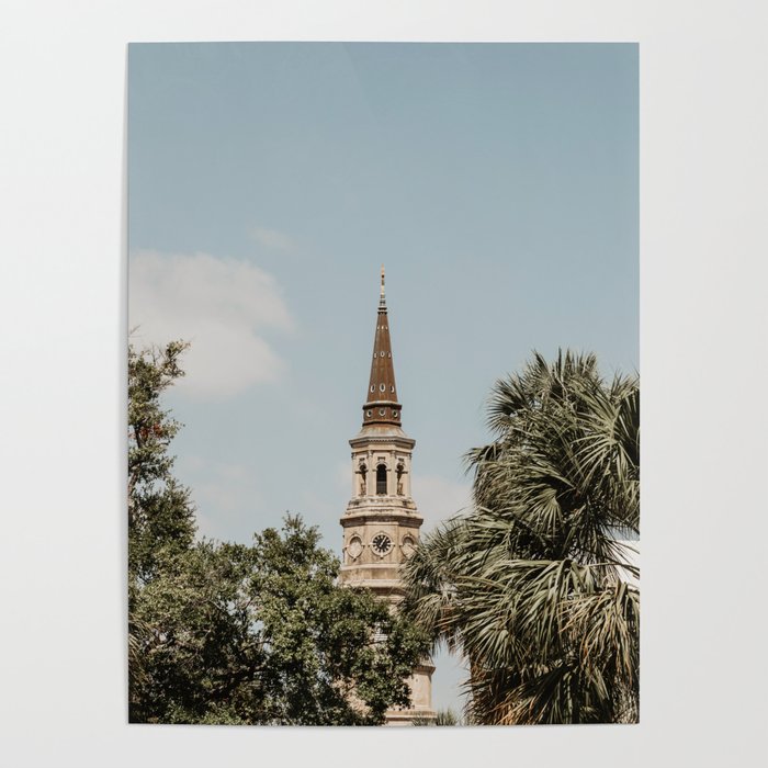 Church Street Charleston Photography Poster