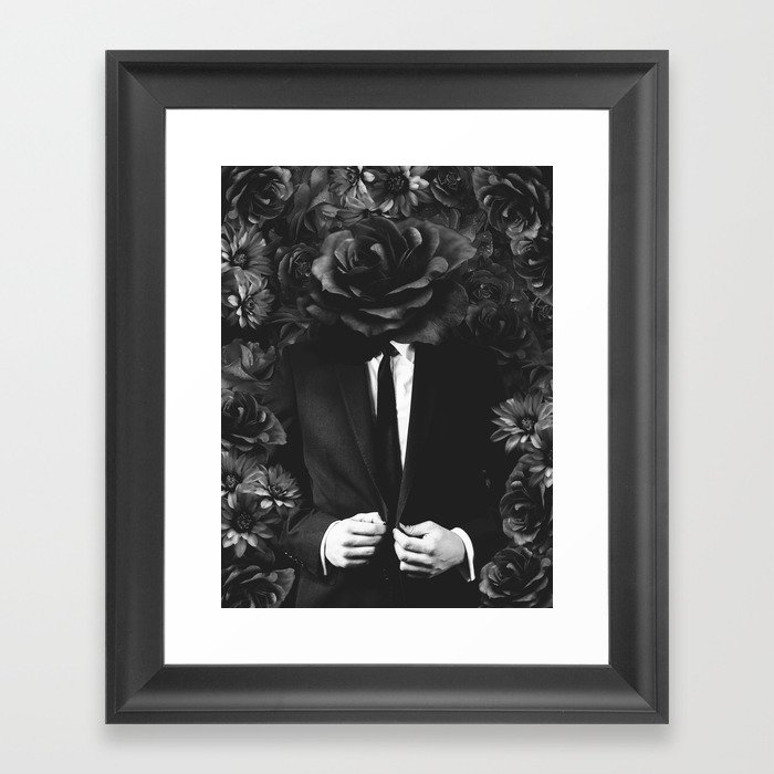 flower banking Framed Art Print