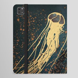Metallic Jellyfish iPad Folio Case