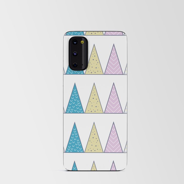 beautiful multicolored triangle design! Android Card Case