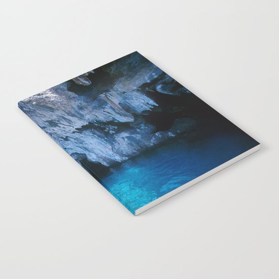 NATURE'S WONDER #5 - BLUE GROTTO (Turkey) #2 #art #society6 Notebook
