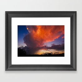 Before The End Of The Storm Framed Art Print