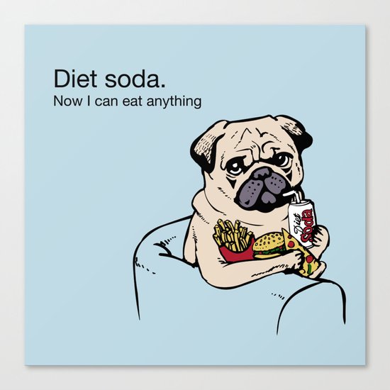 Diet Soda Canvas Print