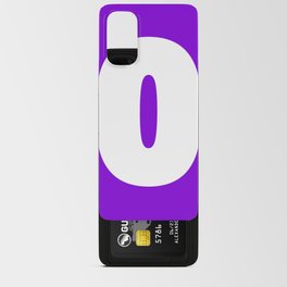0 (White & Violet Number) Android Card Case