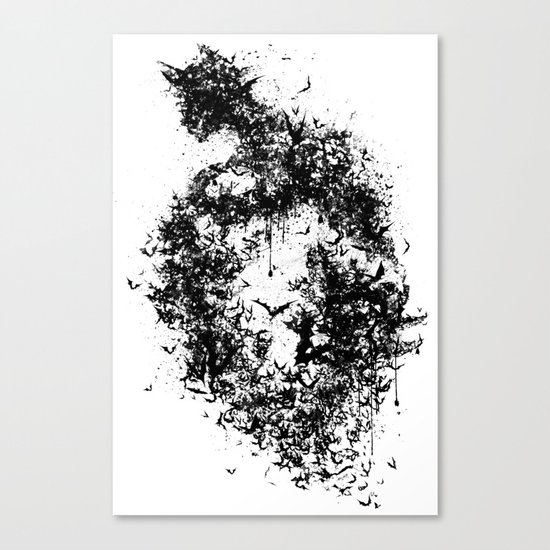 A Dark Cave Canvas Print