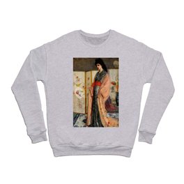 The Princess from the Land of Porcelain, 1863-1865 by James McNeill Whistler Crewneck Sweatshirt