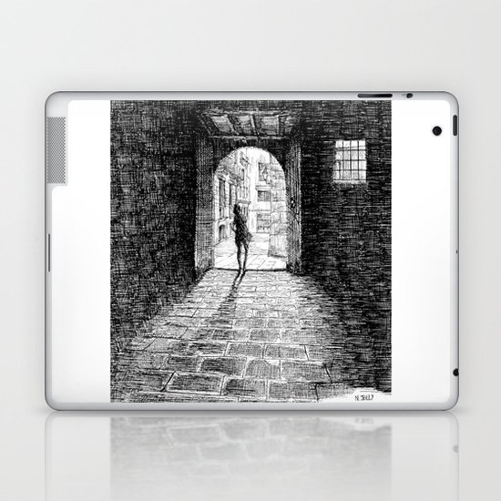 Light - Black ink Laptop & iPad Skin
