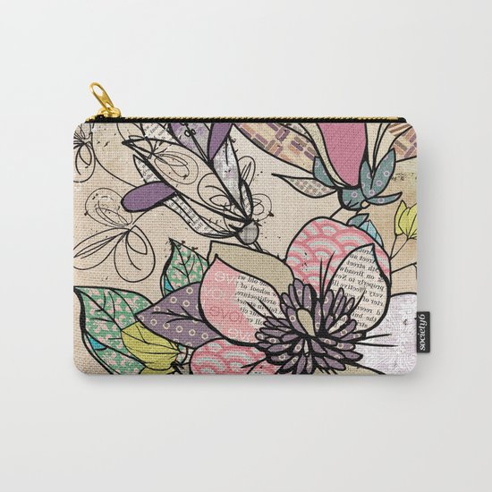 Paper Flowers #5 Carry-All Pouch