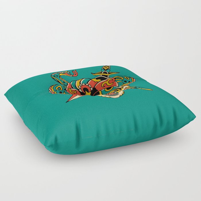 Tiger and Snake  Floor Pillow