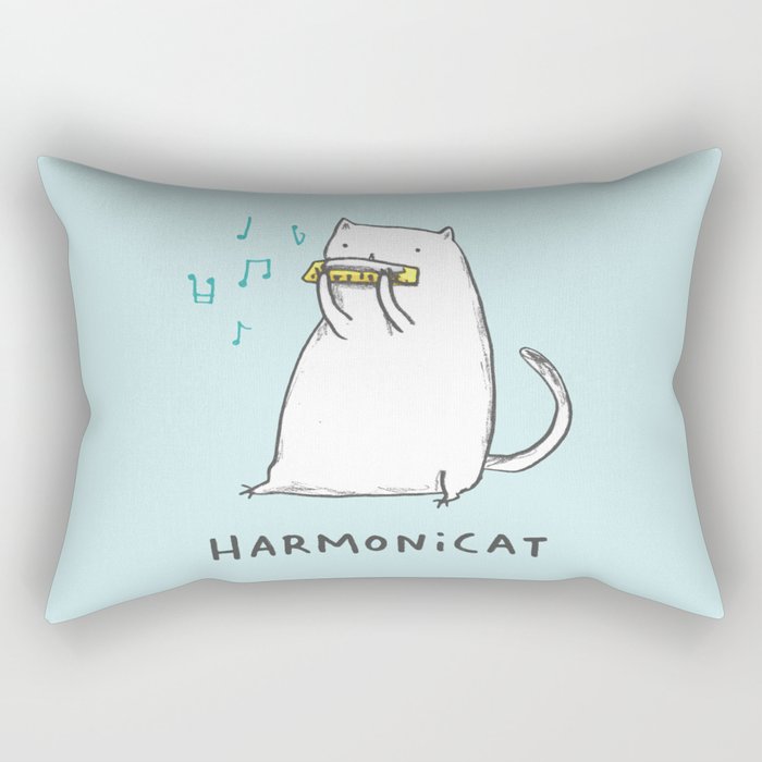 Harmonicat Rectangular Pillow