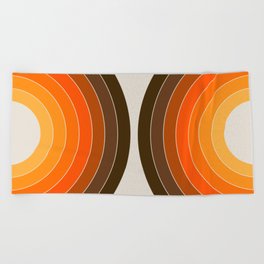 Golden Sonar Beach Towel