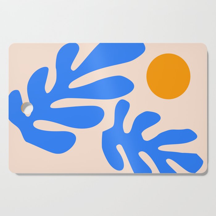 Henri Matisse - Leaves - Blue Cutting Board