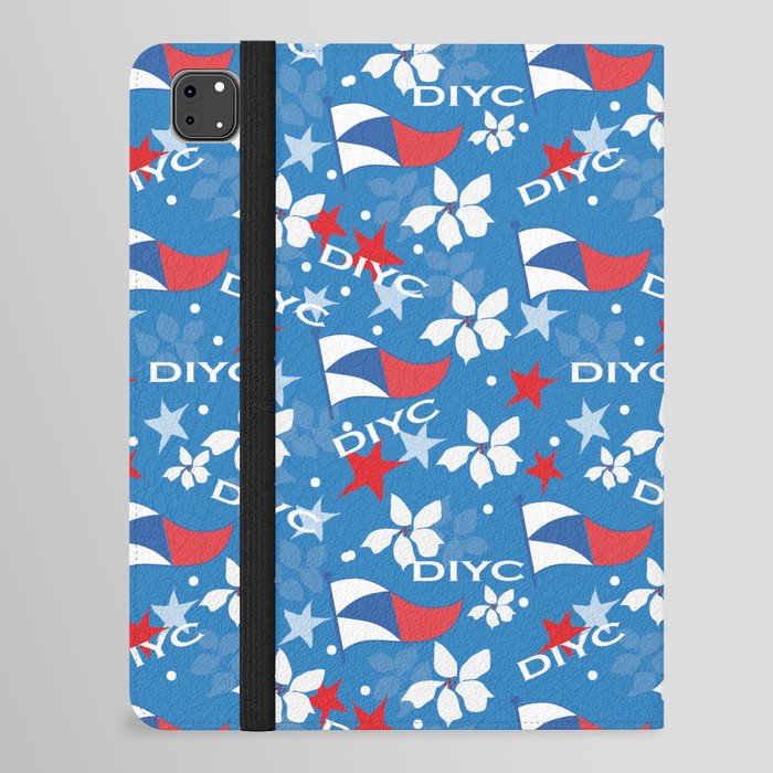 DIYC FLOWERS & FLAGS iPad Folio Case