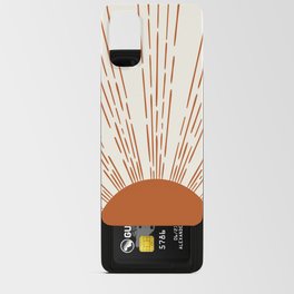 Sunshine | Mid Century Abstract  Android Card Case