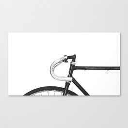 Steel frame track bike Canvas Print