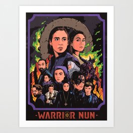 Warrior Nun S2  Art Print