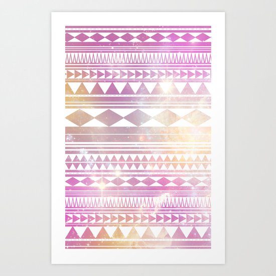 Galaxy Tribal Art Print