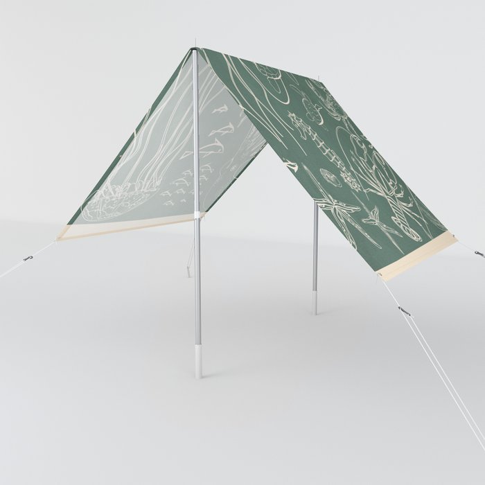 Minimal Sea Life 4 Sun Shade